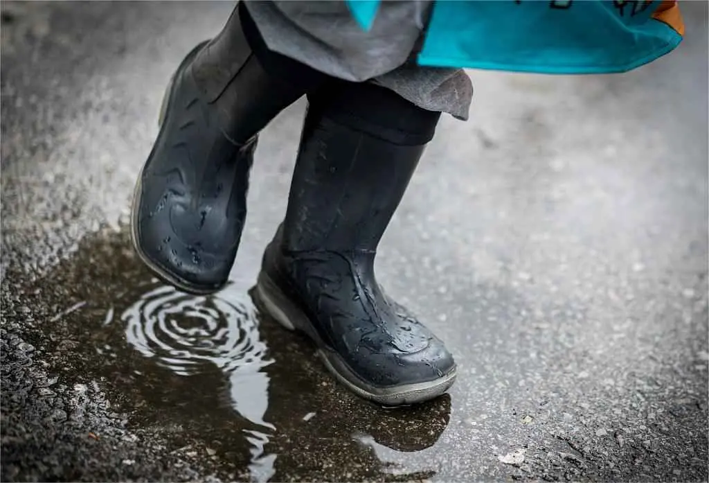 slip resistance feature for shoes