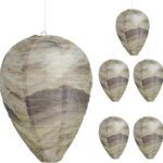 Kalkal Wasp Nest Decoy, Realistic Gray Paper Fake Hornets Nest For Outdoor Hanging