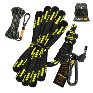 rope style tree strap with bow hoist rope