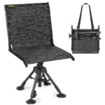 Kalkal Lightweight Hunting Blind Chair With Silent 360° Swivel (300-lb Capacity)